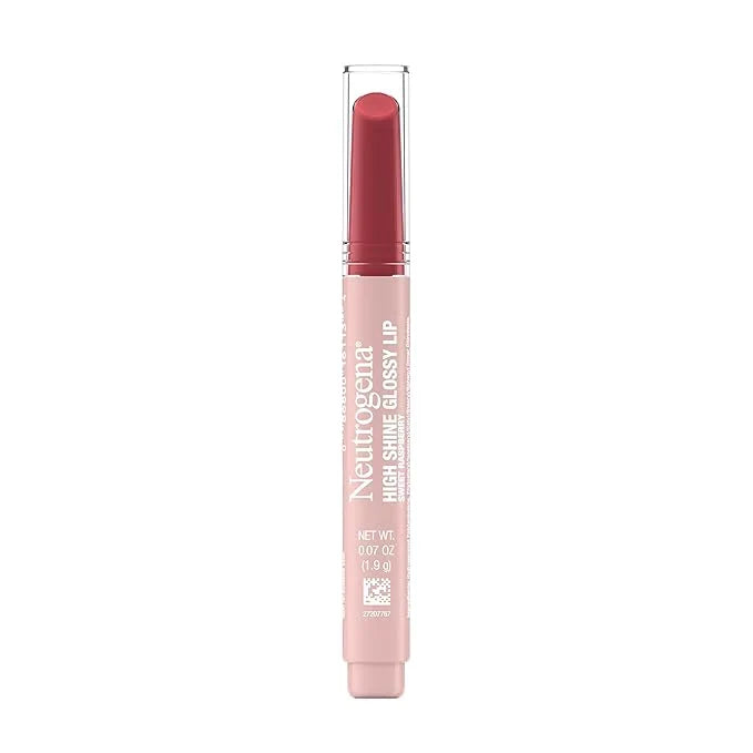 High Shine Glossy Lip, Nourishing Lip Gloss with Maracuja Oil, Antioxidant Vitamin E & Vitamins, Non-Retractable, Buildable Pigmented Color, Sweet Raspberry, 0.07
