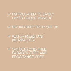 Neutrogena Purescreen+ Mineral UV Tint Face Liquid Tinted Sunscreen - with 100% Mineral Actives & Vitamin E, Enhances Natural Tone, Water Resistant, Broad Spectrum SPF 30, 1.1 fl oz