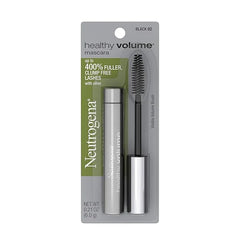 Neutrogena Healthy Volume Lash-Plumping Mascara, Volumizing and Conditioning Mascara with Olive Oil to Build Fuller Lashes, Clump-, Smudge- and Flake-Free, Black 02, 0.21 oz (Pack of 2)